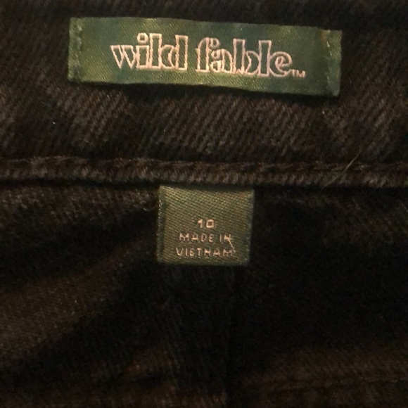 HI-Rise Black Denim Size 10 Frayed Shorts - Picture 9 of 14